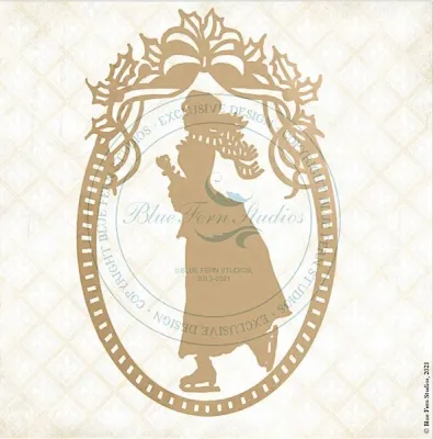 Elegant Silhouette - Blue Fern Studios - Yuletide
