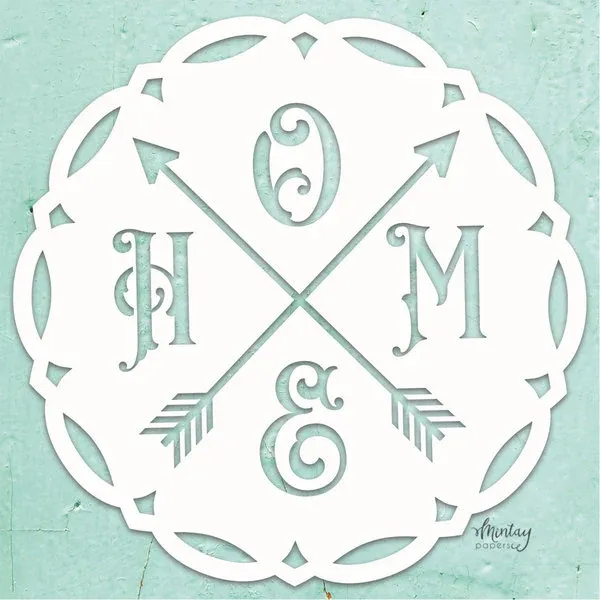 Home Chippies 12 x 12 Sheet - Mintay