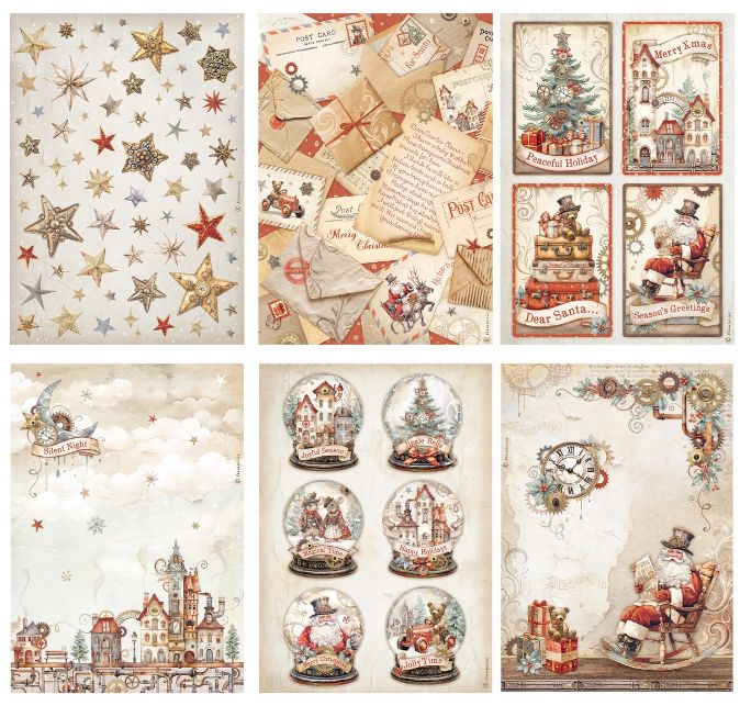 Gear up for Christmas A4 - Stamperia