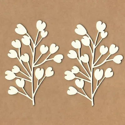 Branch of Tulips Chipboard Pieces - Kora Projects Branch of Tulips Chipboard Pieces - Kora Projects