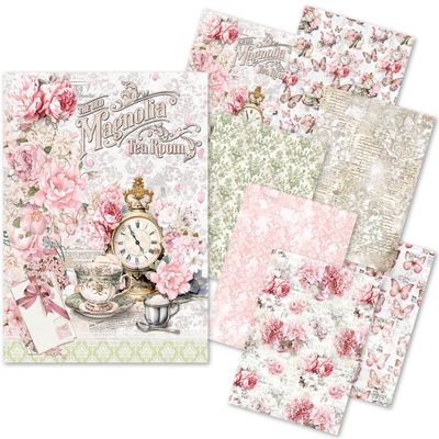 Timeless Moments A5 Mixed Rice Paper 8/pkg - Ciao Bella Timeless Moments A5 Mixed Rice Paper 8/pkg - Ciao Bella