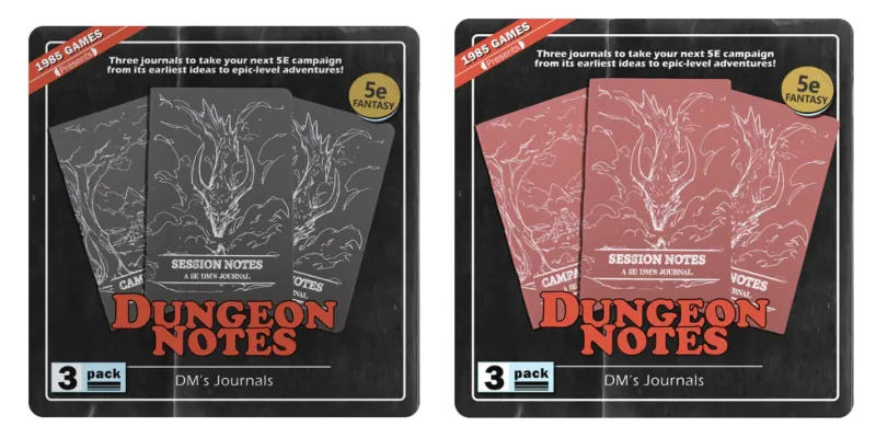 Dungeon Master's Journals - 1985 Games