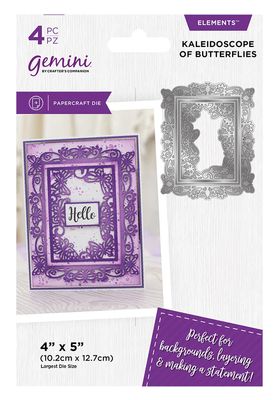 Kaleidoscope of Butterfly - Crafter's Companion Everyday Nesting Die