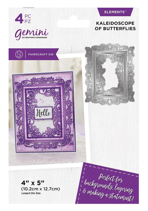 Kaleidoscope of Butterfly - Crafter's Companion Everyday Nesting Die