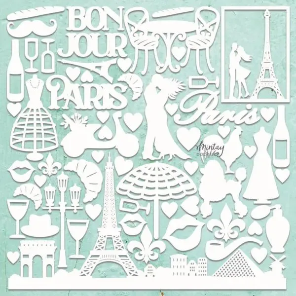 Paris Chipboard - Mintay