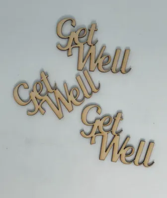 Get Well - Wood Cut Out