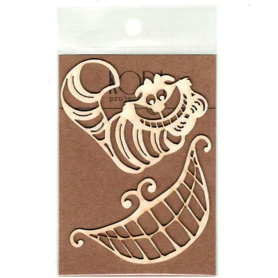 Cheshire Cat Chipboard Pieces - Kora Projects Cheshire Cat Chipboard Pieces - Kora Projects
