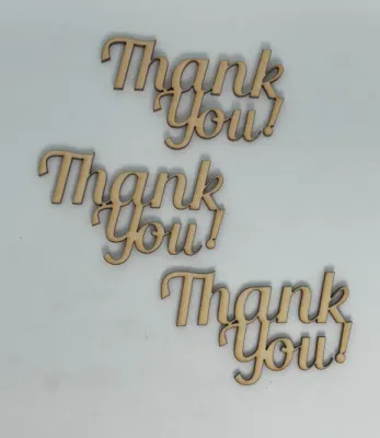 Thank You - Wood Cut Out
