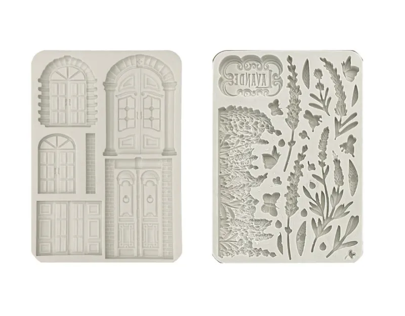 Lavender A5 Silicone Mold - Stamperia - Romantic Collection