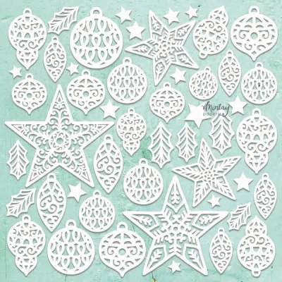Ornaments Chipboard Set - Mintay
