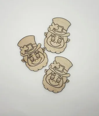 Leprechaun Face - Wood Cut Out
