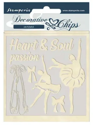 Passion Dancer Decorative Chips - Lady Vagabond Collection - Stamperia