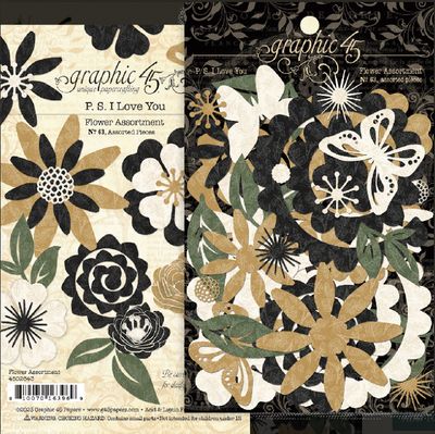 P.S. I love You Flower Assortment - Graphic 45