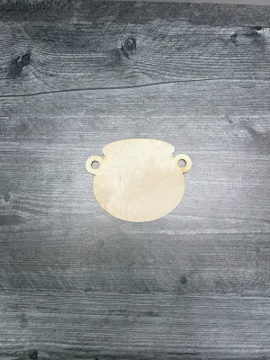 Unfinished Wood Pot of Gold Cutouts