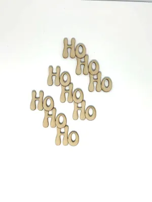 HoHoHo - Wood Cut Outs HoHoHo - Wood Cut Outs