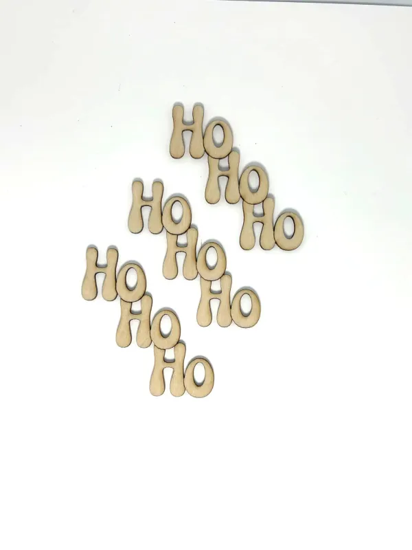 HoHoHo - Wood Cut Outs