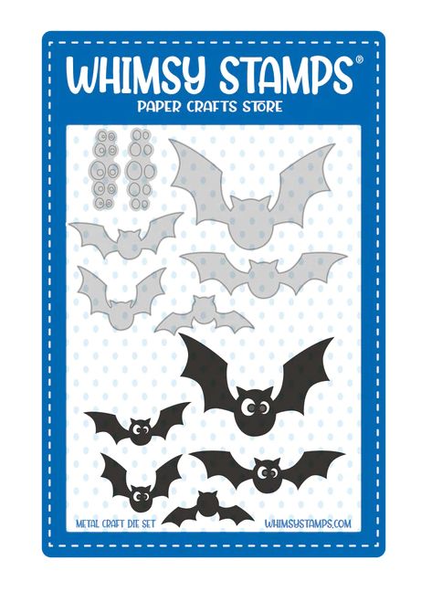 Batty Die Set - Whimsy Stamps