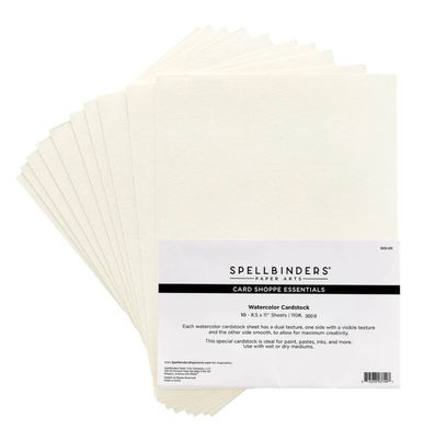 8.5 x 11 Watercolor Cardstock - Spellbinders