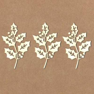 Branch with Berries Chipboard Pieces - Kora Projects