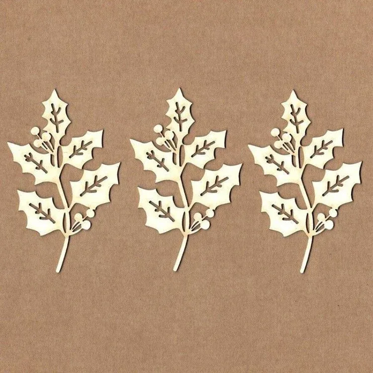 Branch with Berries Chipboard Pieces - Kora Projects