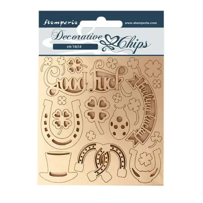 Sleeping Beauty Good Luck Decorative Chips - Lady Vagabond Collection - Stamperia