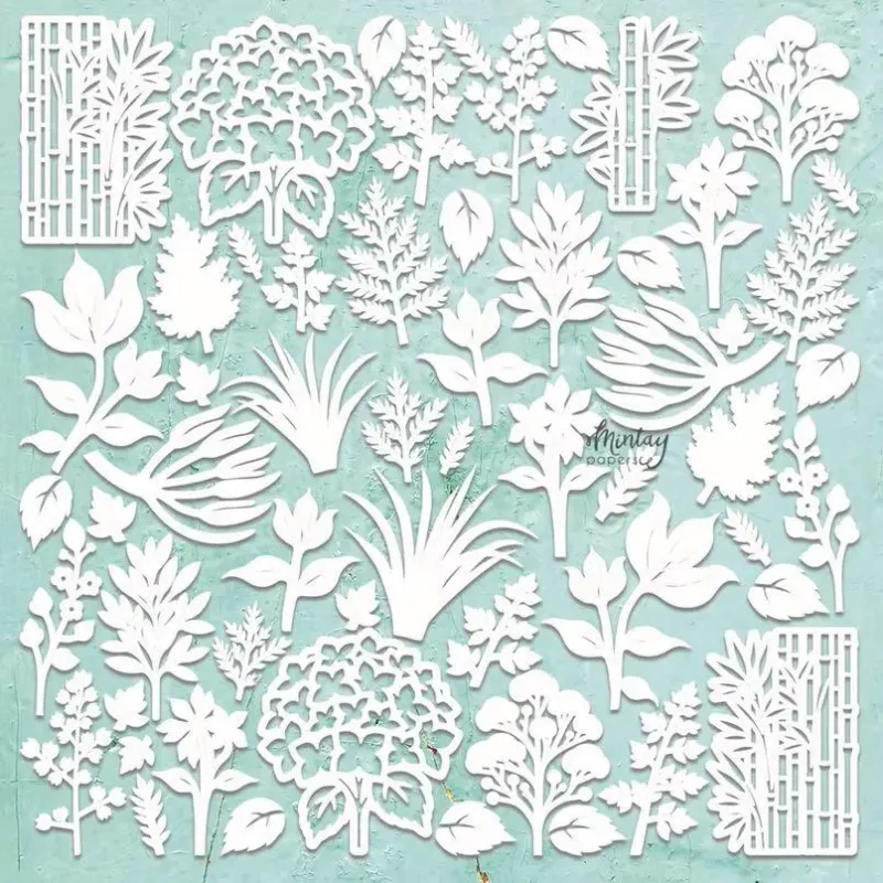 Flora Filigree 1 Chipboard - Mintay