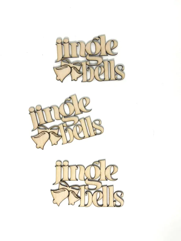 Jingle Bells - Wood Cut Outs