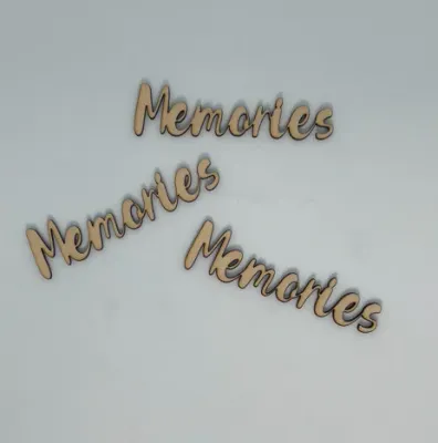 Memories - Wood Cut Out