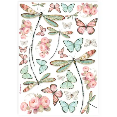 Dragonfly A4 - Stamperia