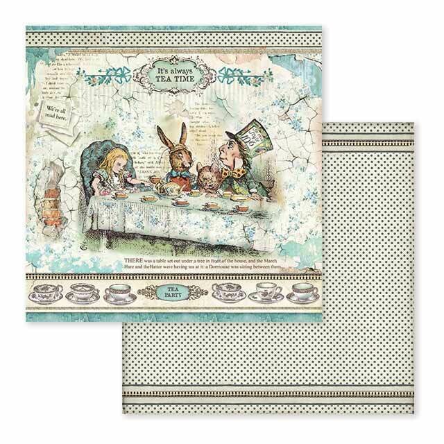 Alice in Wonderland 12x12 - Stamperia