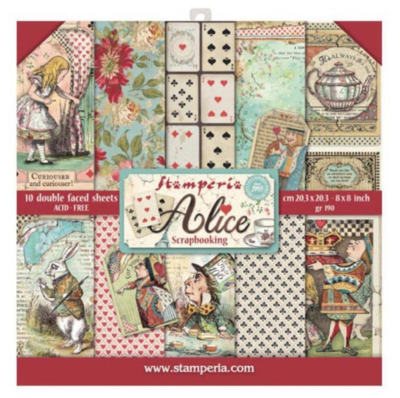 Alice 8x8 - Stamperia