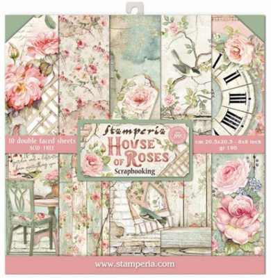 House of Roses 8x8 - Stamperia