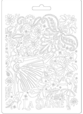 Dancer A5 Soft Mould - Passion Collection - Stamperia