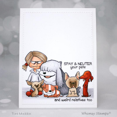 Adopt Don't Shop Dogs - Whimsy Stamps