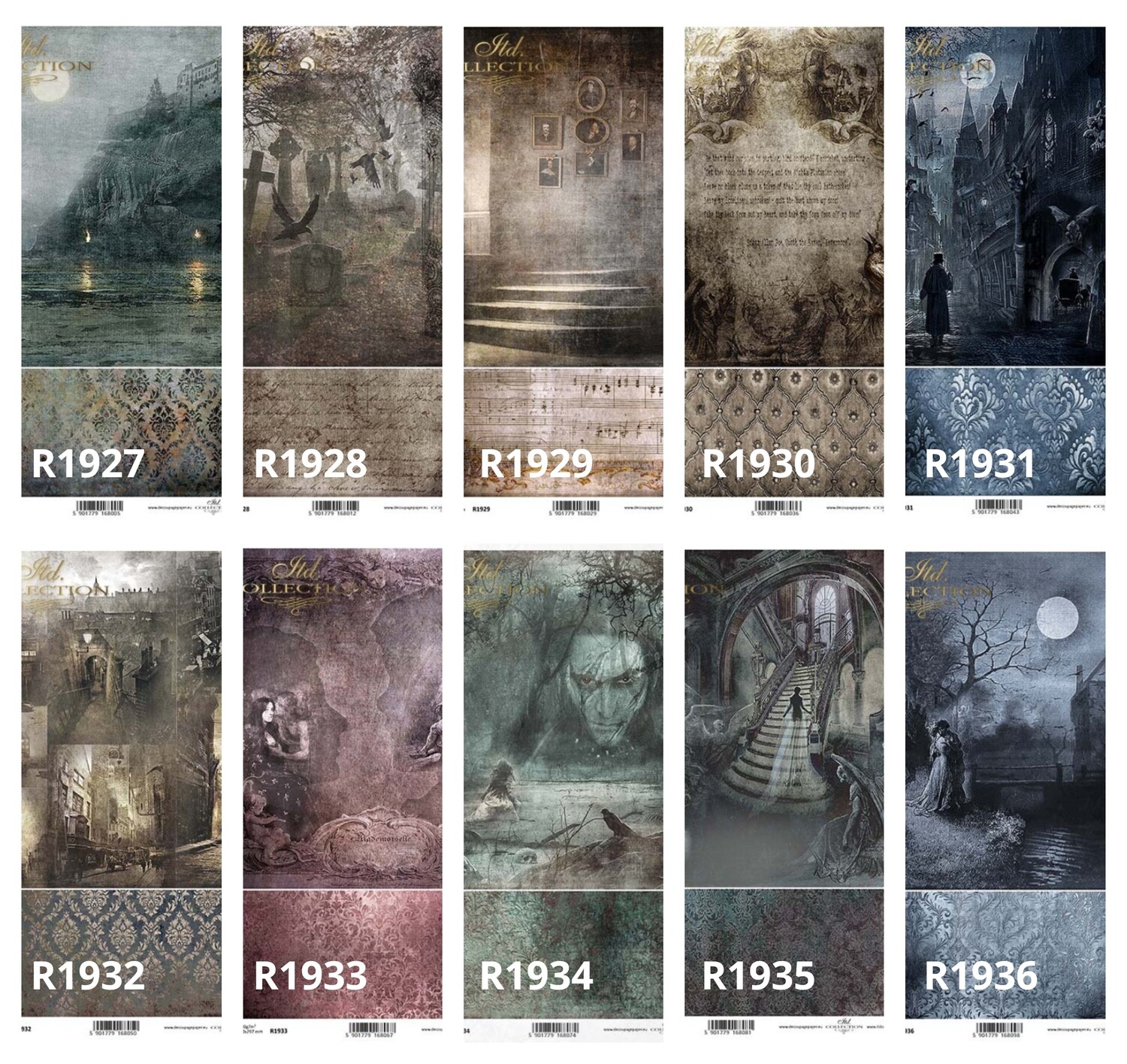 Gothic Stories Scenes A4 - ITD Collection