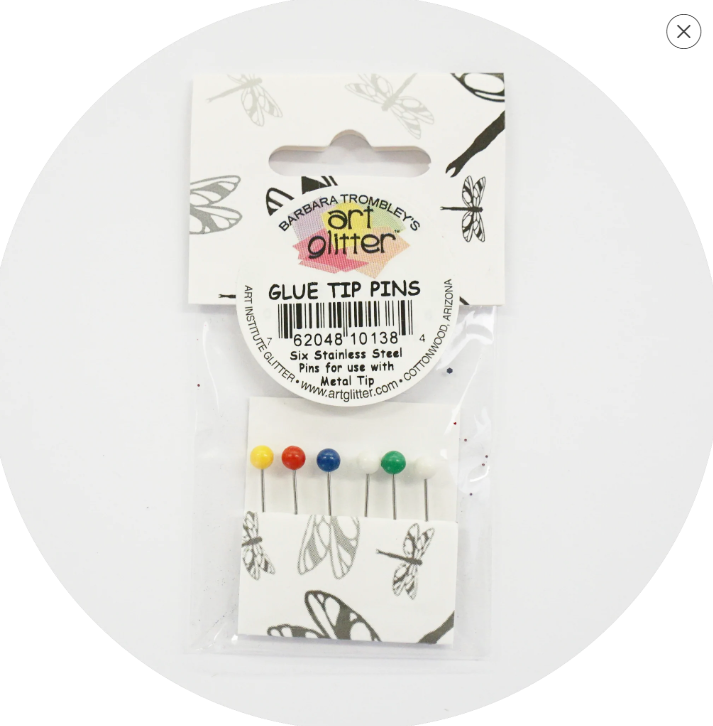 Glue Tip Pins - Art Glitter