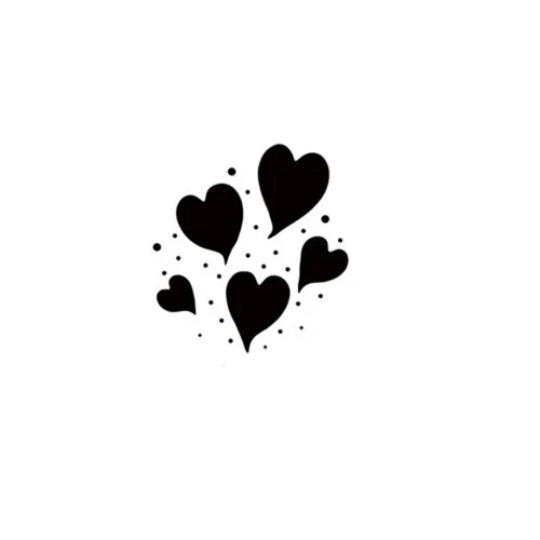 Group of Hearts Mini - Lavinia Stamps