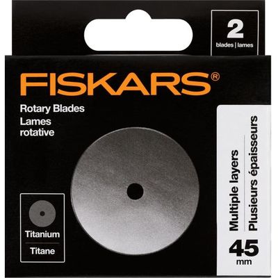 Rotary Trimmer Titanium Blades 2/Pkg - Fiskars