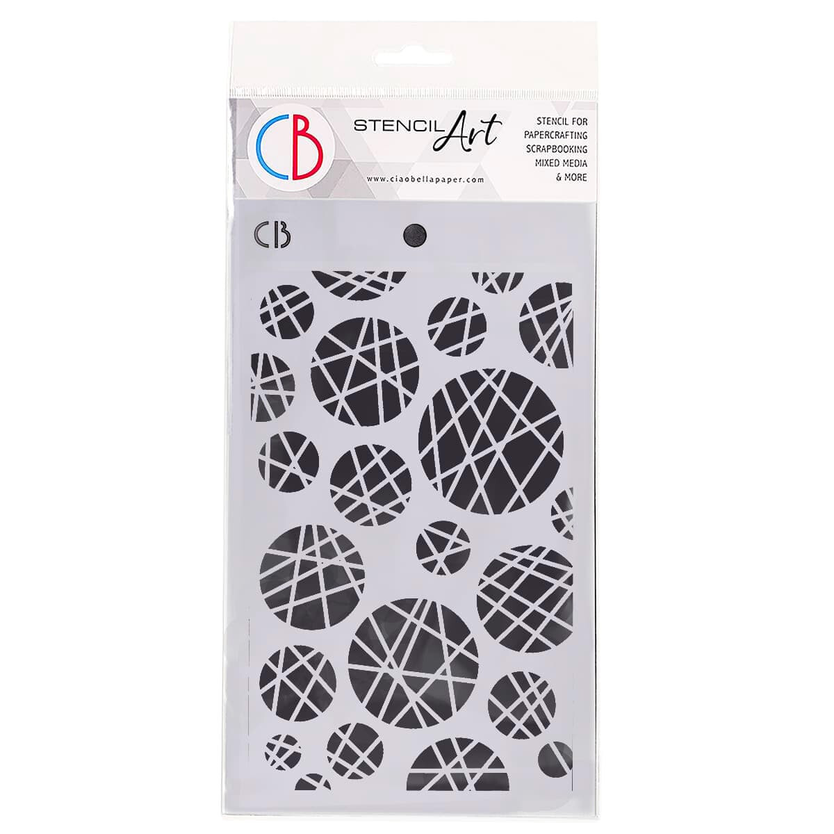 Dots and Stripes Stencil - Ciao Bella Papers