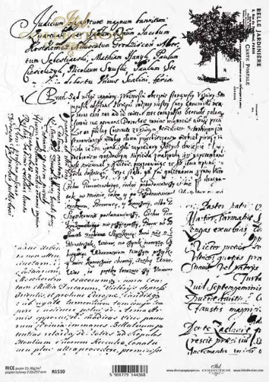 Old Letter Rice Paper - ITD Collection