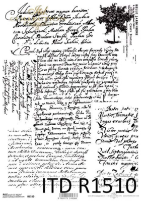 Old Letter Rice Paper - ITD Collection