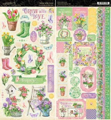 Grow with Love Stickers - Graphic 45