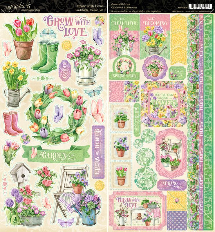 Grow with Love Stickers - Graphic 45 Grow with Love Stickers - Graphic 45