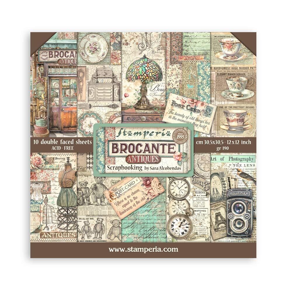 Brocante Antiques 12x12 - Stamperia