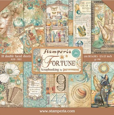 Fortune 12x12 - Stamperia Cristina Radovan Fortune 12x12 - Stamperia Cristina Radovan