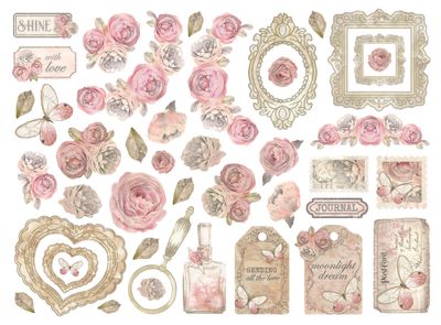 Shabby Rose Die Cuts - Stamperia