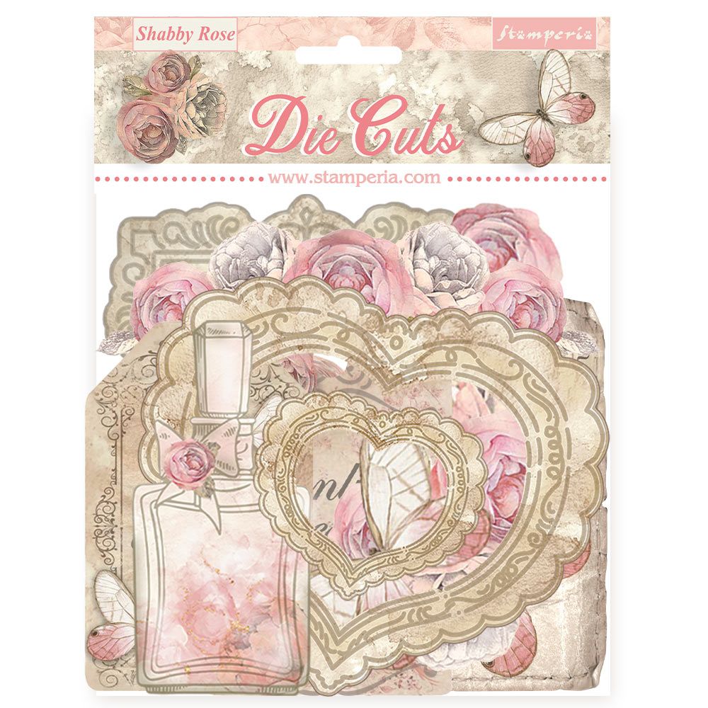 Shabby Rose Die Cuts - Stamperia