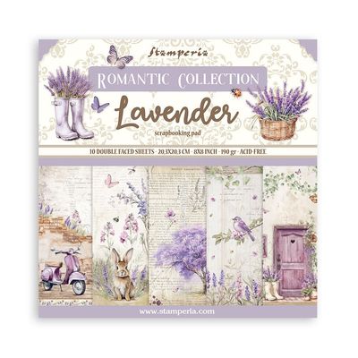 Lavender 8x8 - Stamperia Romantic Collection