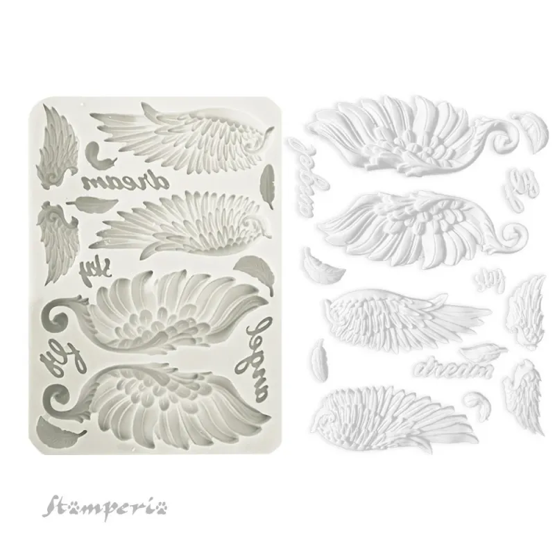 Wings A5 Silicone Mold - Stamperia