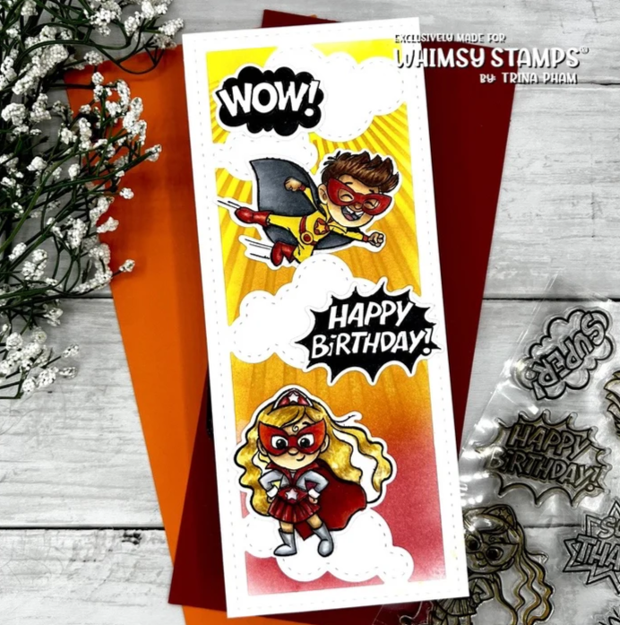 Super Kids Clear Stamp - Whimsy Stamps